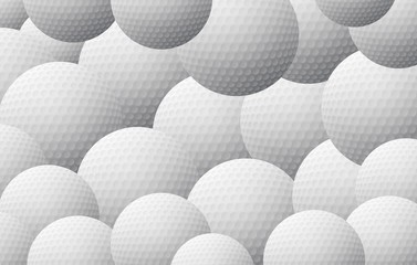 abstract background with golf balls