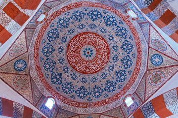 dome of the mosque in istanbul turkey