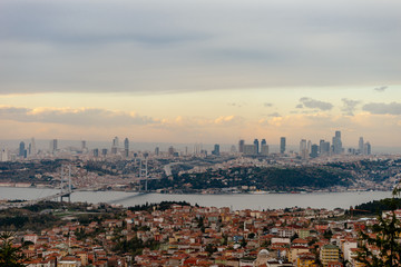Obraz premium Aerial view of Istanbul city
