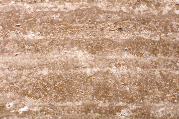 New brown travertine background as part of your attractive natural interior. High quality texture.