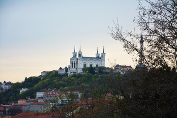 the hill of Lyon in France