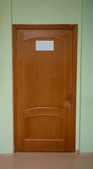 a sign on the door for information of the label pointer