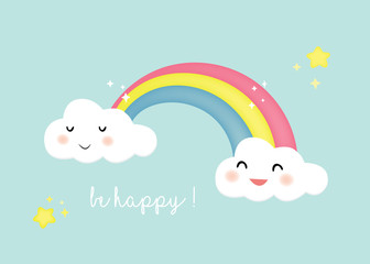 sfondo carino arcobaleno © bennuccia