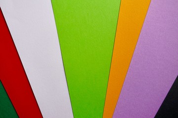 colorful papers, abstract and multi colored background