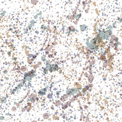Paint spatters seamless pattern. Multicolor paint spray texture