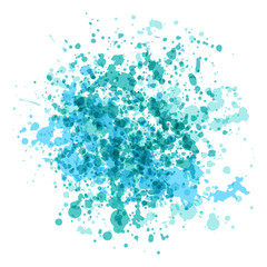 Obraz premium Color ink spray background with watercolor effect