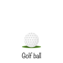 Golf ball, golf sports. vector illustration