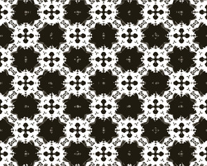 Seamless vector pattern in ornamental style. Geometric desing texture for greeting card and gifts.