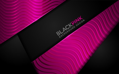 black and pink background combine with shinny textured effect.