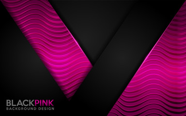 black and pink background combine with shinny textured effect.