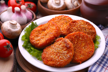 carrot cutlet.