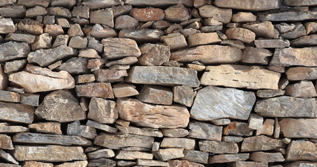 pattern gray color uneven cracked real stone wall surface texture