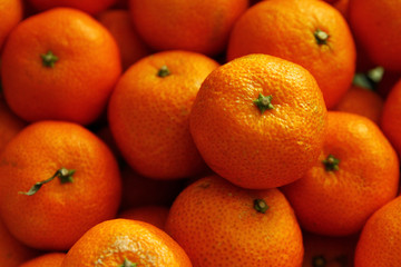Fresh Mandarin orange fruits