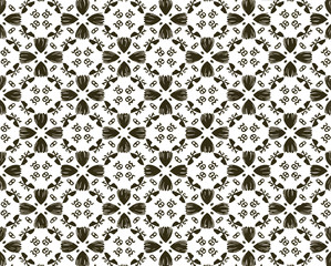 Seamless vector pattern in ornamental style. Geometric desing texture for greeting card and gifts.