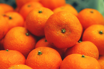 Fresh Mandarin orange fruits