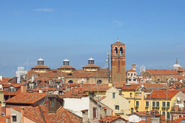 Fototapeta premium Venice rooftops, Italy
