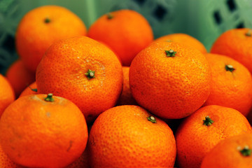 Fresh Mandarin orange fruits