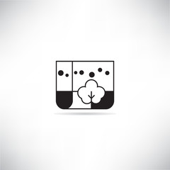 hydroponics icon for smart farm concept