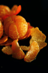 Fresh Mandarin orange fruits