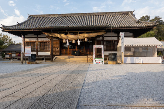 阿智神社の拝殿