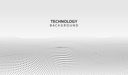 Abstract technology background. Background 3d grid.Cyber technology Ai tech wire network futuristic wireframe. Artificial intelligence