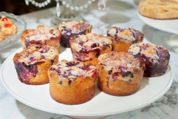 Close-up of delicious muffins