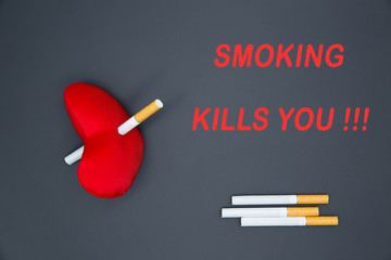 The inscription on a black background: 