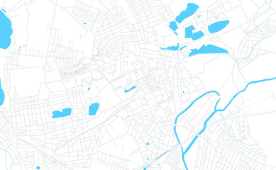 Sloviansk, Ukraine bright vector map