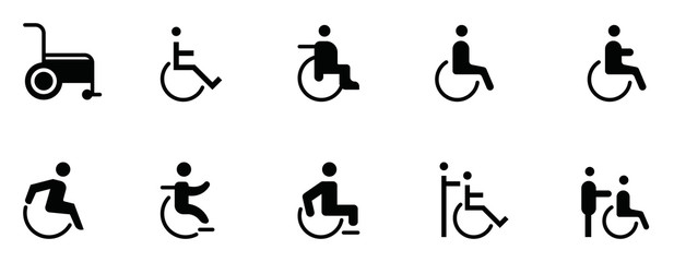 Wheelchair Icon, Disabled Icon