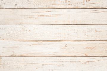 white natural wood wall texture and background,Empty surface white wooden for design,Top view white...