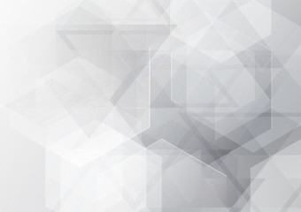 Fototapeta premium Grey wheel geometric technology background with gear shape. Vector abstract graphic design.