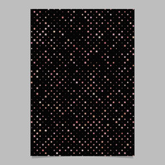 Repeating star pattern flyer template - vector illustration