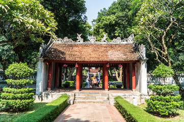 Fototapeta na wymiar Temple de la Littérature, Hanoi