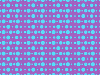 Dotted pop art seamless pattern in 1960s style. Background for brochures, promotional material and wallpaper. Vector illustration