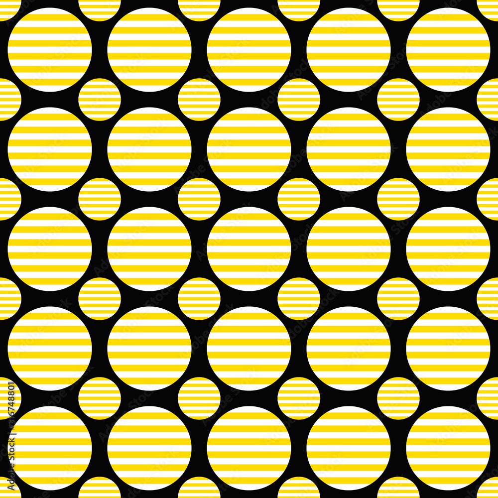 Poster abstract repeating pattern - vector circle background design