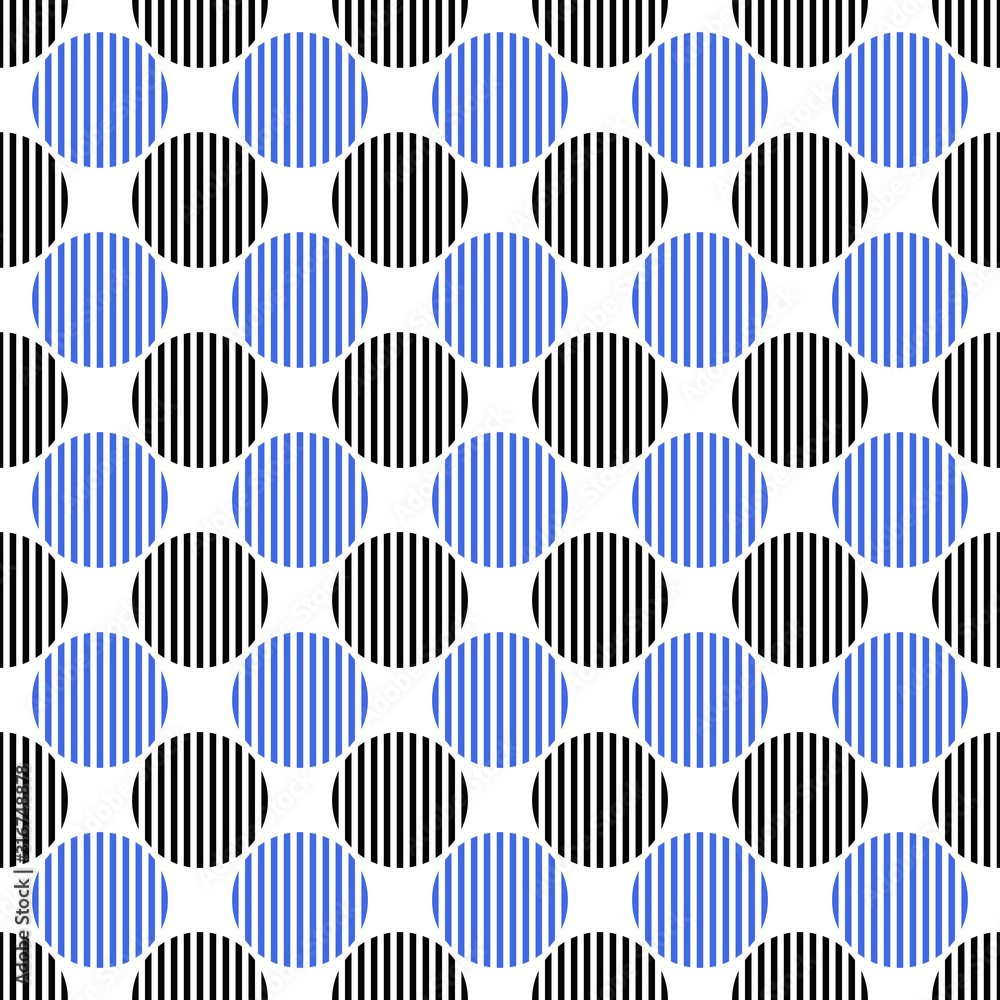 Poster abstract repeating pattern - vector circle background illustration