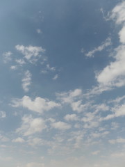 Cloud formations in the sky