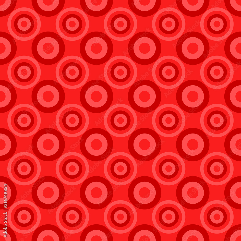 Poster seamless abstract circle pattern background - vector illustration