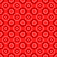 Fototapeta premium Seamless abstract circle pattern background - vector illustration
