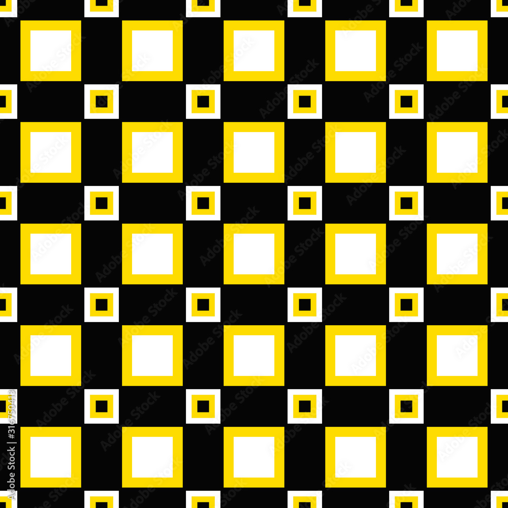 Poster abstract repeating pattern - vector square design background