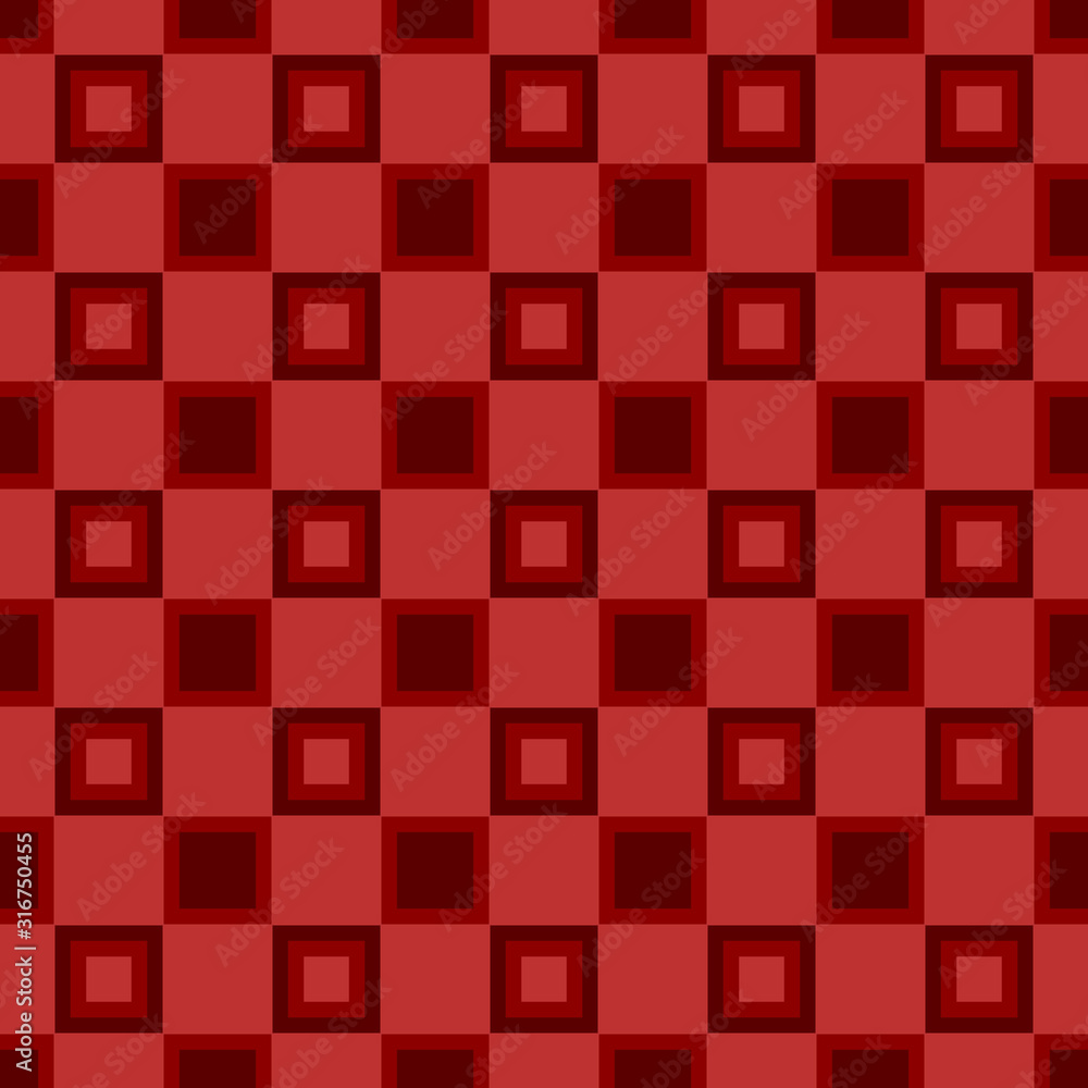 Poster seamless geometric square pattern background - vector design