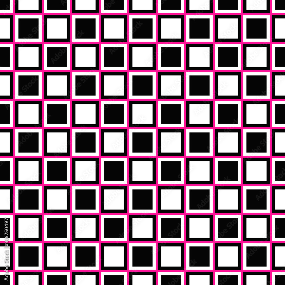 Poster abstract geometrical square pattern background design - color vector illustration