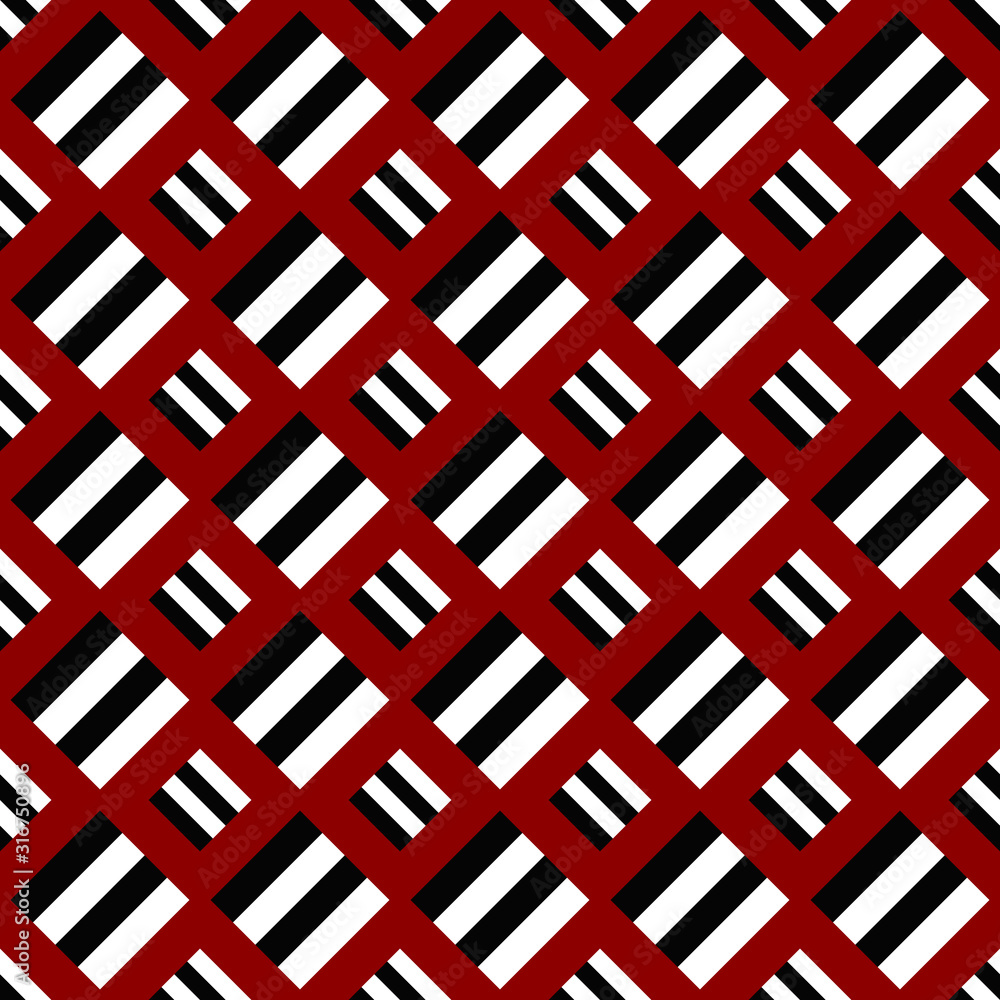 Poster abstract seamless square pattern background design - color vector graphic
