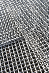 Chrom plated metal grids