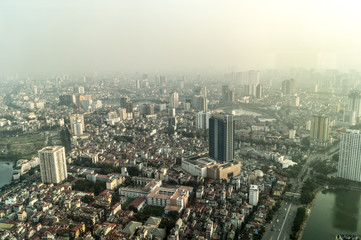 Fototapeta na wymiar Vue de la Lotte Tower