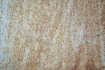 Rusty holey metal background or texture. Metal corrosion