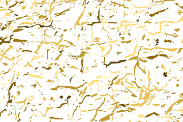 Gold Glitter Texture Isolated On White. Amber Particles Color. Celebratory Background. Golden Explosion Of Confetti. Design Element. Digitally Generated Image. Vector Illustration, Eps 10.