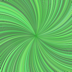 Obraz premium Green abstract hypnotic spiral ray stripe background - vector graphic design