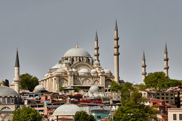 Fototapeta na wymiar View from the Galata Tower to the Bosphorus, Istanbul