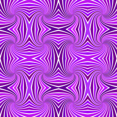 Purple seamless abstract psychedelic spiral stripe pattern background - vector curved ray burst illustration